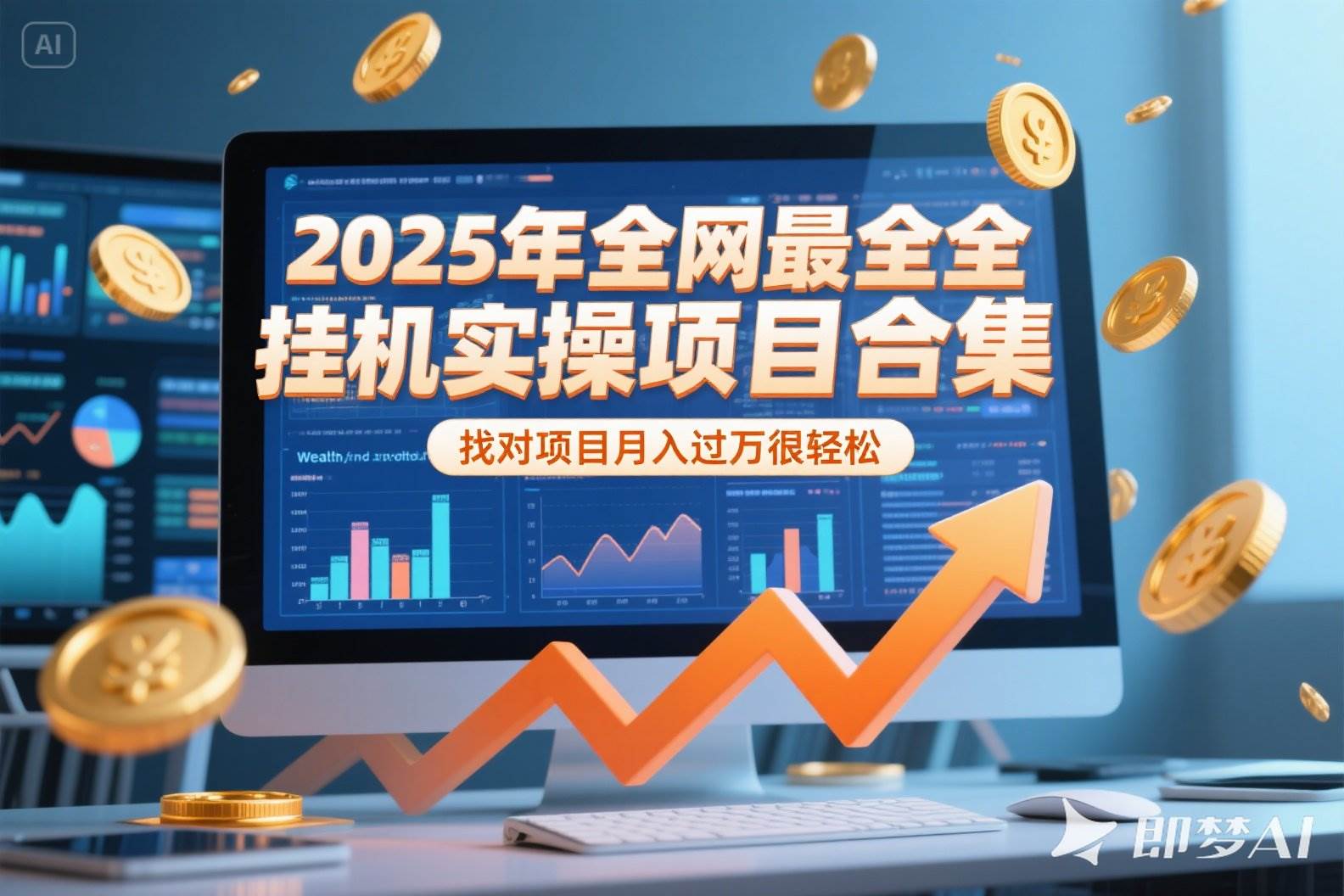 （15303期）2025年挂机实操项目实操演练，挂机类型，AI直播类型，轻资产创业类型…白米粥资源网-汇集全网副业资源白米粥资源网