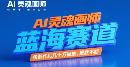 AI灵魂画师，蓝海赛道，条条作品几十W播放，爆款不断白米粥资源网-汇集全网副业资源白米粥资源网