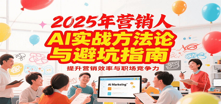 2025年营销实战方法论与避坑指南，利用AI提升营销效率与职场竞争力白米粥资源网-汇集全网副业资源白米粥资源网