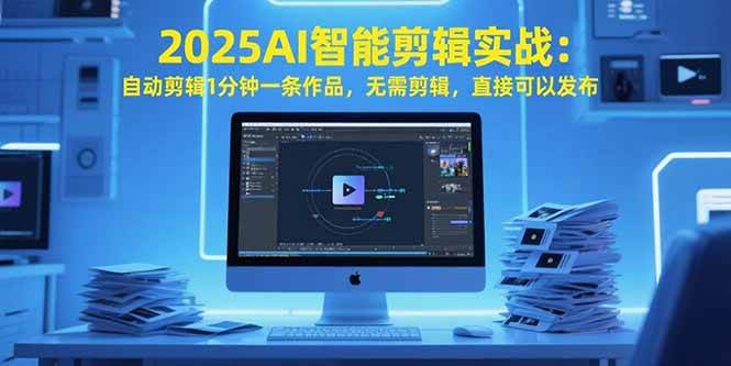（15504期）2025AI智能剪辑实战：自动剪辑1分钟一条作品，无需剪辑，直接可以发布白米粥资源网-汇集全网副业资源白米粥资源网