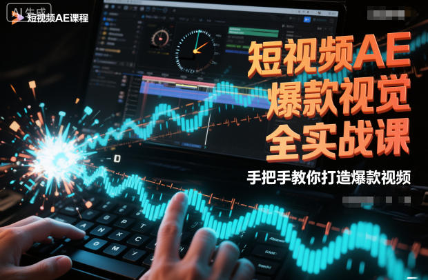 短视频AE爆款视觉全实战课，手把手教你打造爆款视频白米粥资源网-汇集全网副业资源白米粥资源网