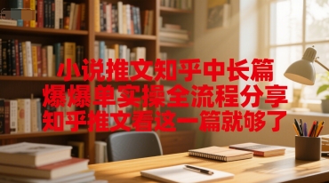 小说推文知乎中长篇爆单实操全流程分享，知乎推文看这一篇就够了白米粥资源网-汇集全网副业资源白米粥资源网