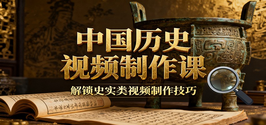 中国历史视频制作课：疆域地图集+参考文案+练习素材，解锁史实类视频制作技巧白米粥资源网-汇集全网副业资源白米粥资源网