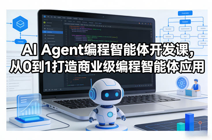 AI Agent编程智能体开发课，从0到1打造商业级编程智能体应用白米粥资源网-汇集全网副业资源白米粥资源网