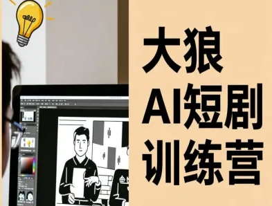 大狼AI短剧训练营-短剧课程(更新中)白米粥资源网-汇集全网副业资源白米粥资源网