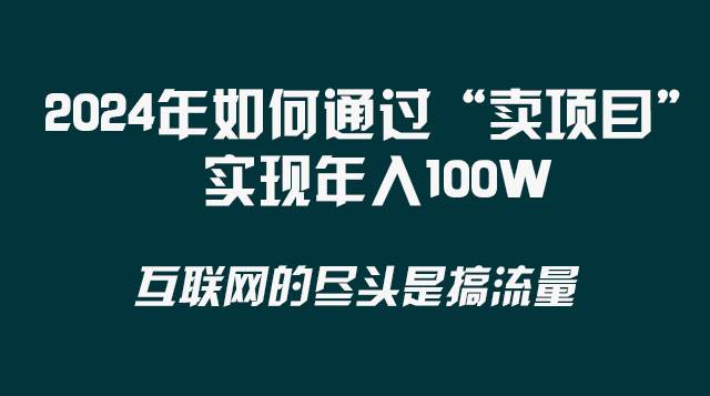 2024年如何通过“卖项目”实现年入100W白米粥资源网-汇集全网副业资源白米粥资源网