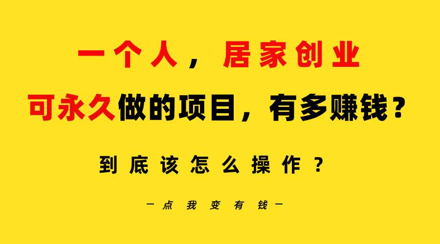 一个人，居家创业：B站每天10分钟，单账号日引创业粉100+，月稳定变现5W…白米粥资源网-汇集全网副业资源白米粥资源网